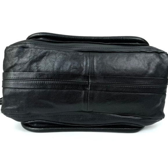 Chloe Black Leather Paraty With Gold Accents Satchel Bag - Picture 5 of 10